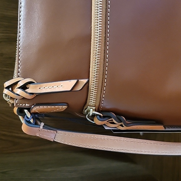 Dooney & Bourke Smooth Leather crossbody in Natural - Picture 8 of 16